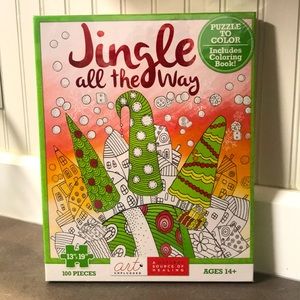 Art Unplugged Holiday Puzzle to Color